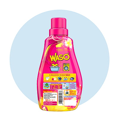 WASO | Scentsation Floral Detergent Liquid 1L (Pack of 2) WASO | Scentsation Floral Detergent Liquid 1L (Pack of 2)