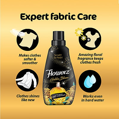 FLOWERZ | Golden Bloom Fabric Conditioner 200ML (Pack of 3) FLOWERZ | Golden Bloom Fabric Conditioner 200ML (Pack of 3)