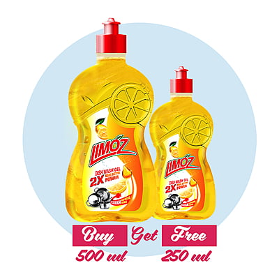 LIMOZ | 2X Dish Wash Gel 500ML (Free: 250ML)