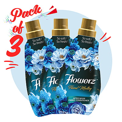 FLOWERZ | Floral Medley Fabric Conditioner 200ML (Pack of 3)