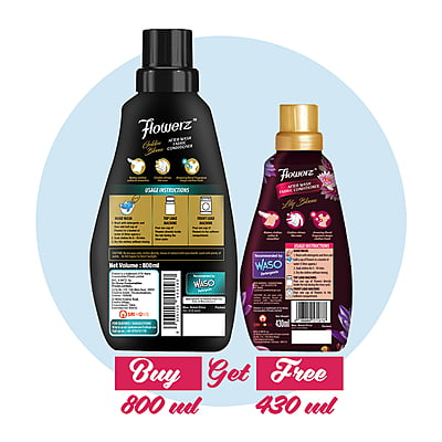 FLOWERZ | Golden Bloom Fabric Conditioner 800ML (Free: FLOWERZ Lily Bloom Fabric Conditioner 430ML) FLOWERZ | Golden Bloom Fabric Conditioner 800ML (Free: FLOWERZ Lily Bloom Fabric Conditioner 430ML)