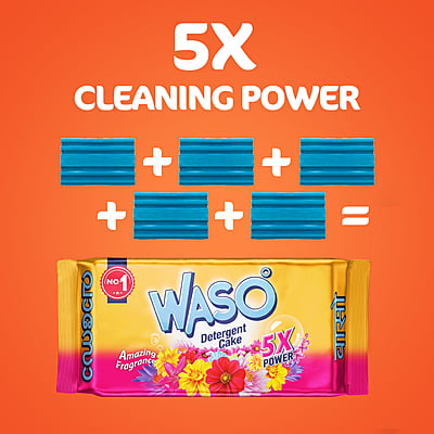 WASO | Gold Detergent Cake 250G (Pack of 12) WASO | Gold Detergent Cake 250G (Pack of 12)