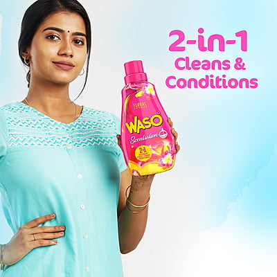 WASO | Scentsation Floral Detergent Liquid 1L (Pack of 3) WASO | Scentsation Floral Detergent Liquid 1L (Pack of 3)