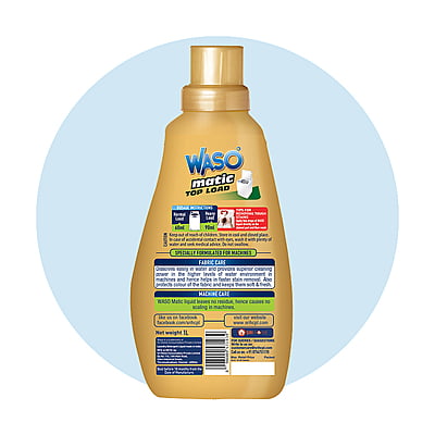 WASO | Top Load Detergent Liquid 1L (Pack of 2) WASO | Top Load Detergent Liquid 1L (Pack of 2)