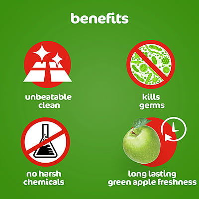SRICLEAN | Green Apple Perfumed Phenyle 1L SRICLEAN | Green Apple Perfumed Phenyle 1L